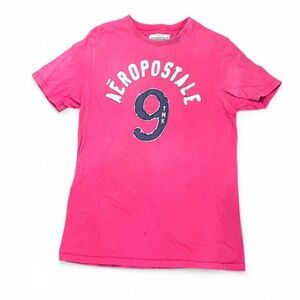 Aeropostale  Pink Graphic Tee - '9' Logo